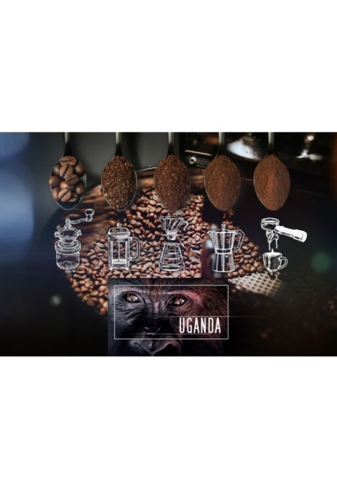 Kawa ziarnista UGANDA 500G